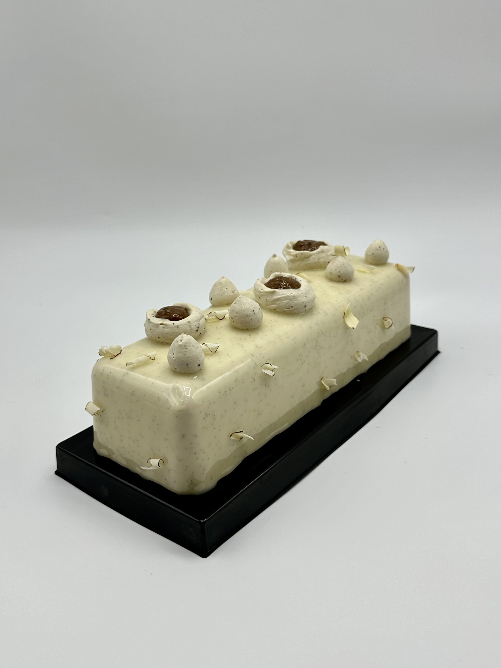 Bûche <br>praliné & vanille